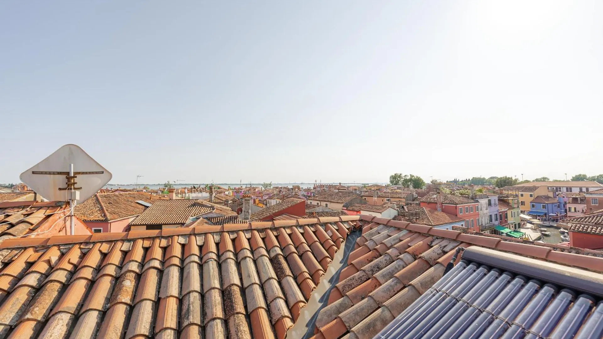Luxury Burano Penthouse With Lagoon View Terrace Itálie